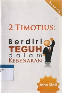 Image of 2 Timotius: berdiri teguh dalam kebenaran