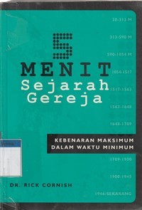 Image of 5 menit sejarah gereja: kebenaran maksimum dalam waktu minimum