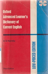 Image of Oxford advanced learner's dictionary of current english