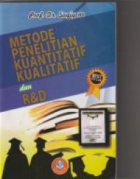 Image of Metode penelitian kuantitatif, kualitatif, dan R&D