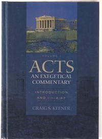 Image of Acts: an exegetical commentary volume 1