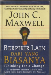 Image of Berpikir lain dari yang biasanya