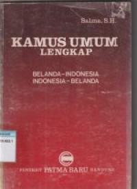 Image of Kamus umum lengkap Belanda-Indonesia Indonesia-Belanda