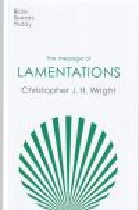 Image of The message of Lamentations
