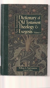 Image of New international dictionary of old testament theology and exegesis volume 4