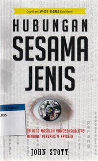 Image of Hubungan sesama jenis: penilaian atas masalah homoseksualitas menurut perspektif kristen