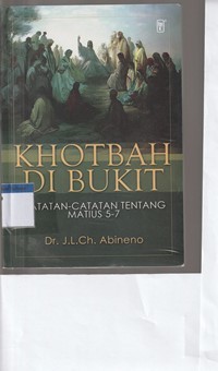 Image of Khotbah di bukit: catatan-catatan tentang Matius 5-7