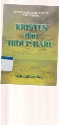 Image of Kristus dan hidup baru