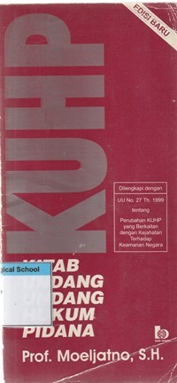 Image of KUHP Kitab Undang-Undang Hukum Pidana