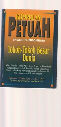 Image of Kumpulan petuah tokoh-tokoh besar dunia Inggris-Indonesia