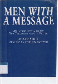 Image of Men with a message: an introduction to the new testament and its writers