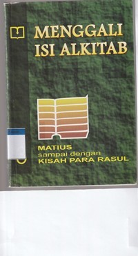 Image of Menggali isi alkitab 3: Matius-Kisah Para Rasul