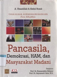 Image of Pendidikan kewarganegaraan: pancasila, demokrasi, HAM dan masyarakat madani
