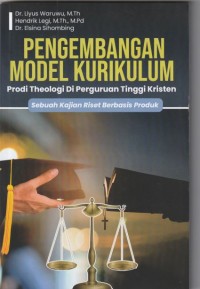 Image of Pengembangan model kurikulum: prodi theologi di perguruan tinggi kristen