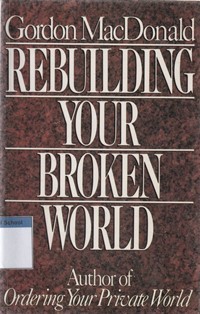 Image of Rebuilding your broken world