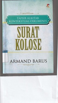 Image of Surat Kolose: tafsir alkitab kontekstual oikumenis