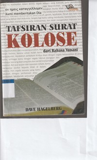 Image of Tafsiran surat Kolose dari bahasa yunani