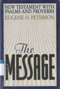 Image of The message: new testament with Psalms and Proverbs