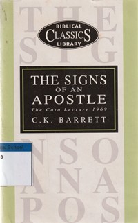 Image of The signs of an apostle