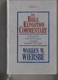 Image of The bible exposition commentary volume 2